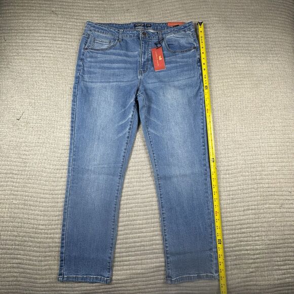 NWT Southern Marsh Greenville Stretch Denim Jeans Men 36x30 Light Blue - Picture 2 of 10